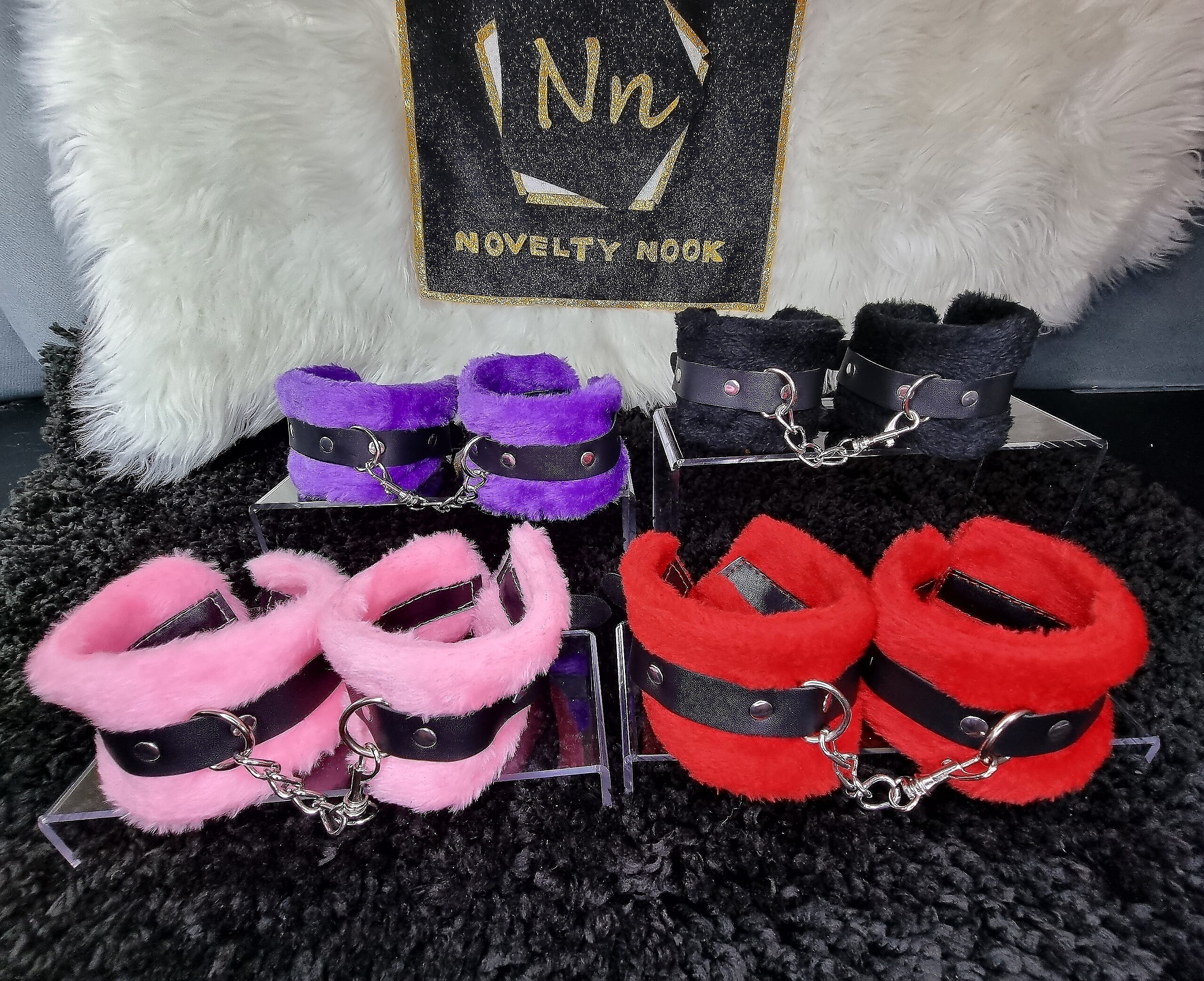 Fluffy BDSM Handcuffs - Image 8