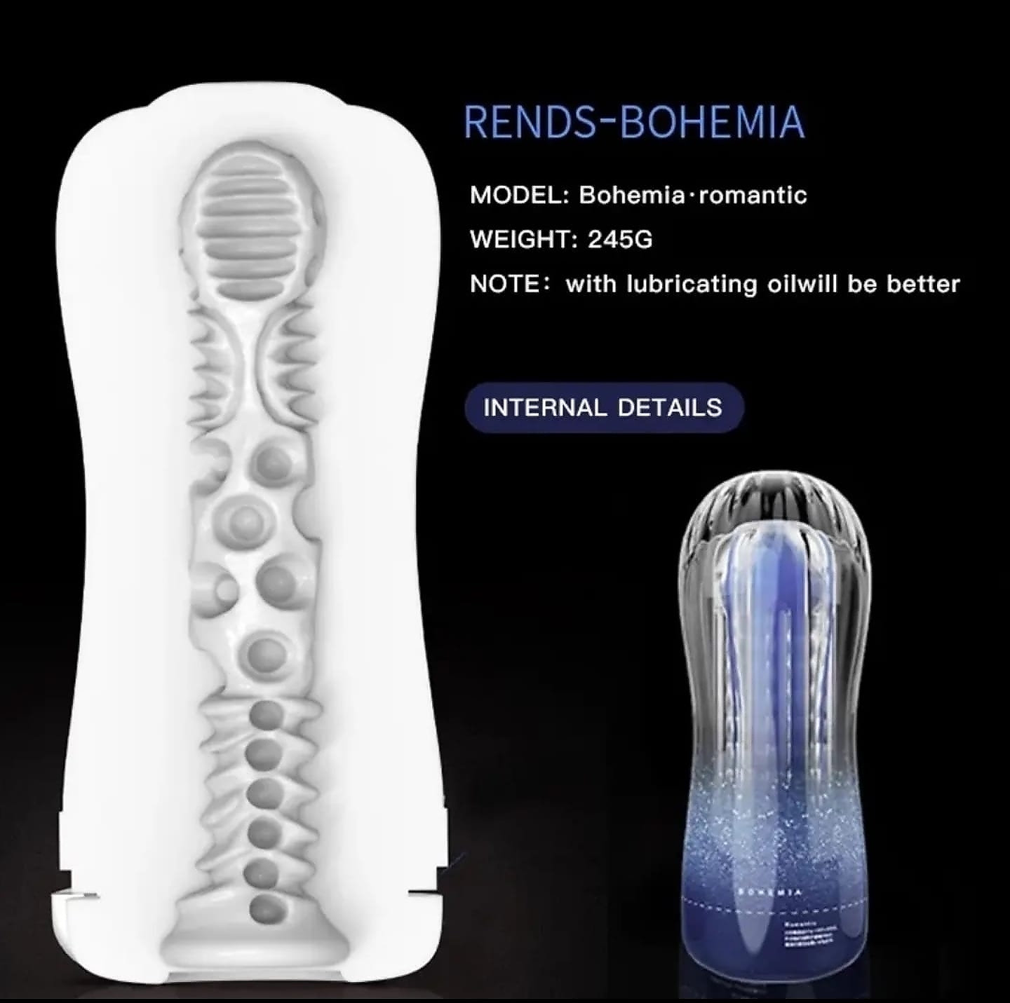 Bohemia Male Masturbator Cup - Image 3