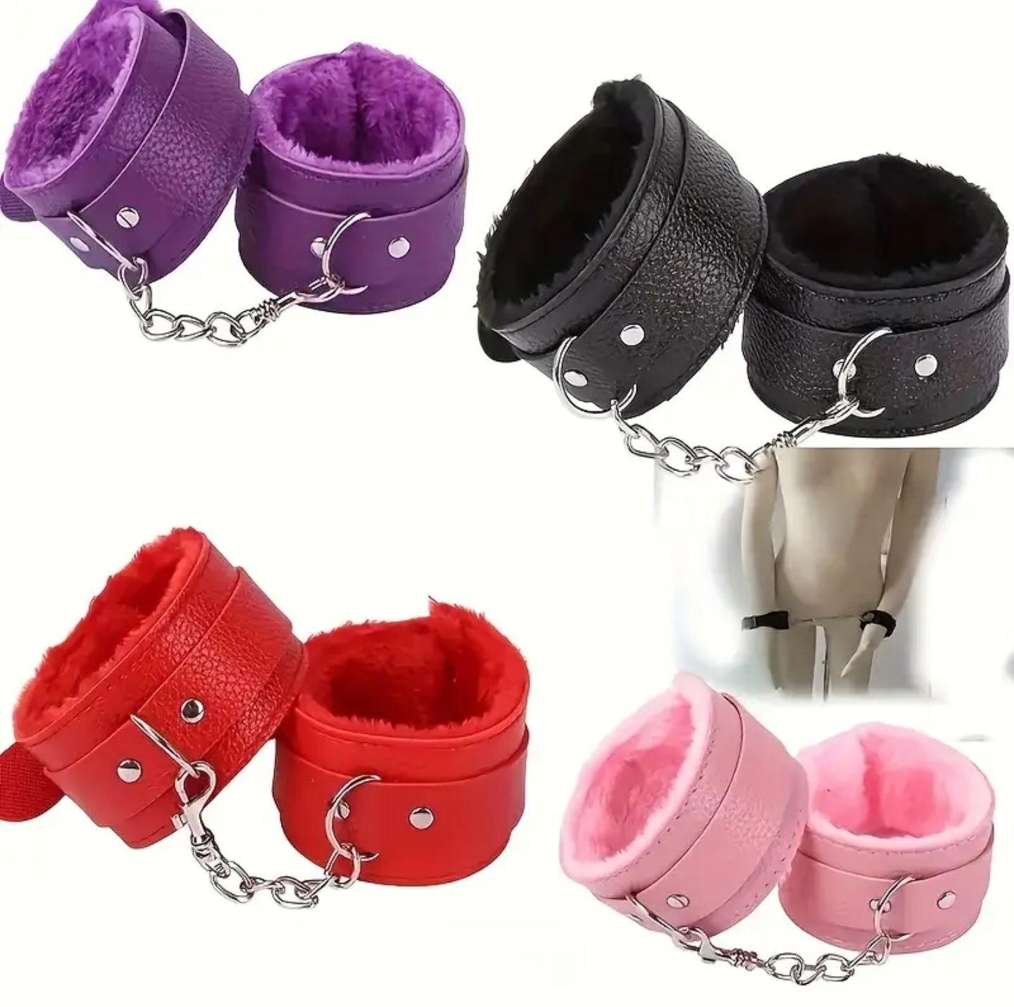 Fluffy BDSM Handcuffs
