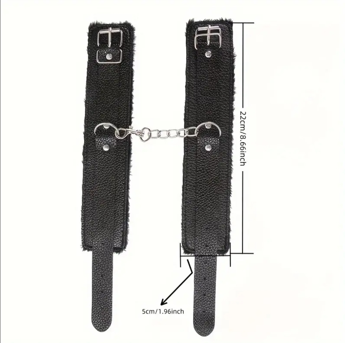 Fluffy BDSM Handcuffs - Image 7