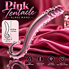 Pink Tentacle Glass Wand (Single bump)