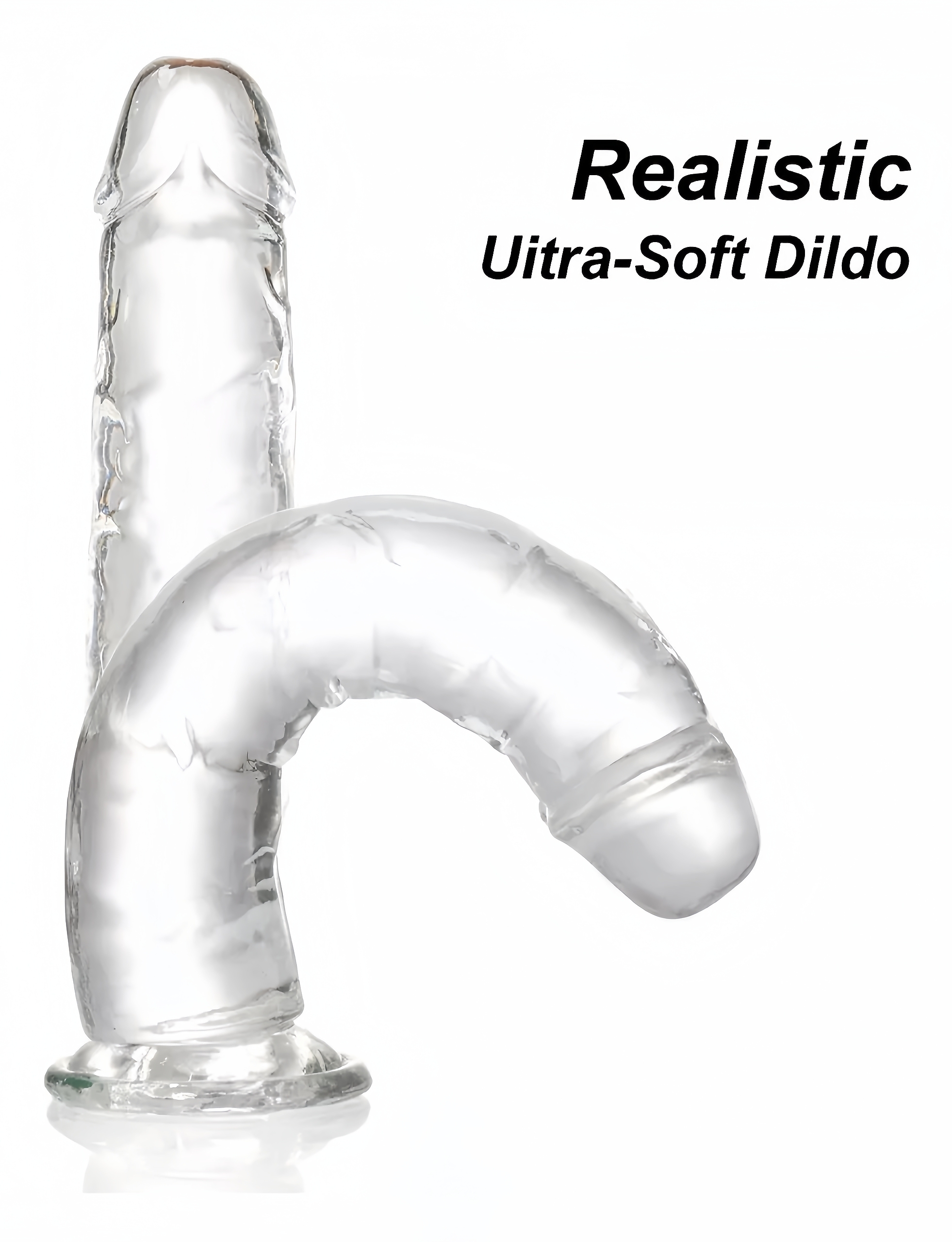Play Time Dildo - Clear - Image 5