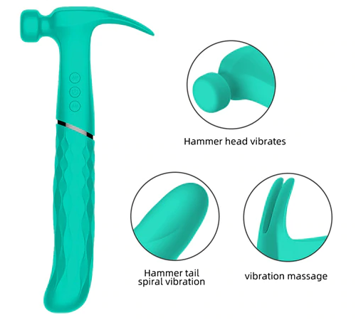 Sweet Love Hammer Vibrator- Rounded and Curve Head - Image 2