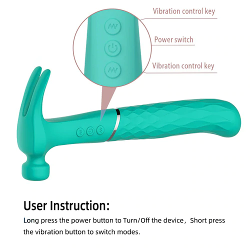 Sweet Love Hammer Vibrator- Rounded and Curve Head - Image 6