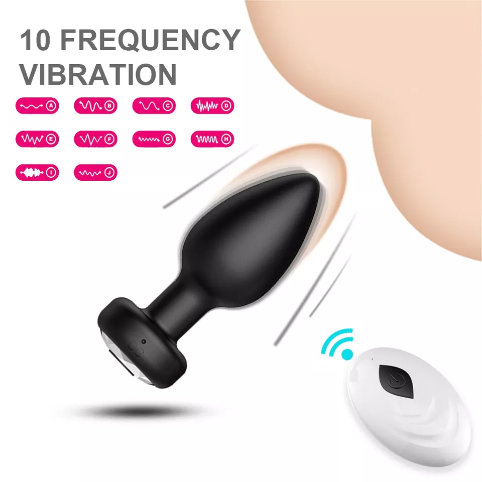 Vibrating Remote Control Anal Plug - Image 6