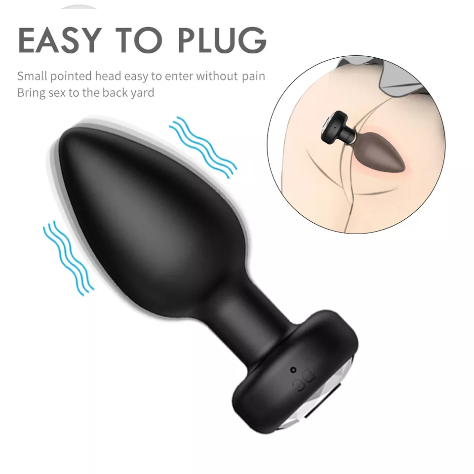 Vibrating Remote Control Anal Plug - Image 5