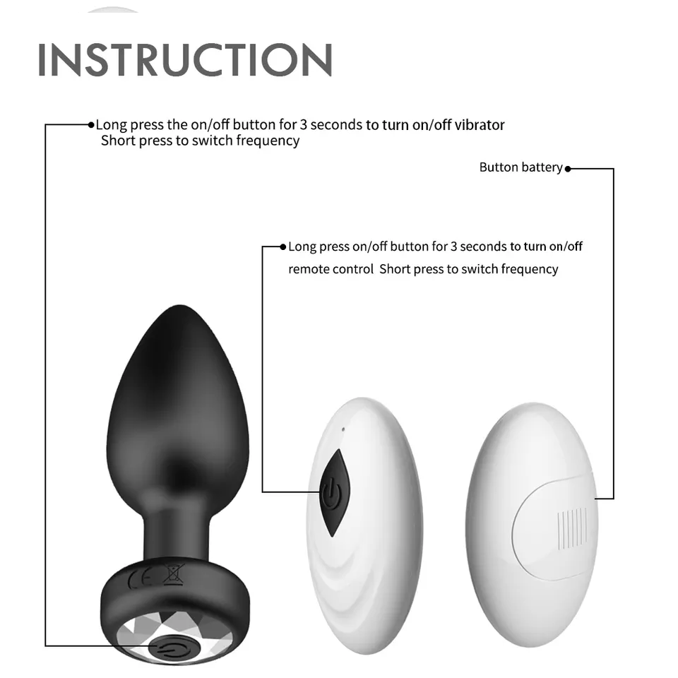 Vibrating Remote Control Anal Plug - Image 3