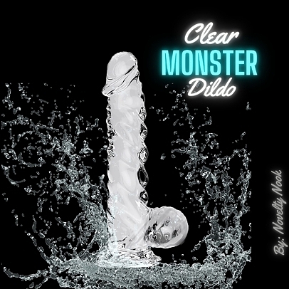 Clear Monster Dildo