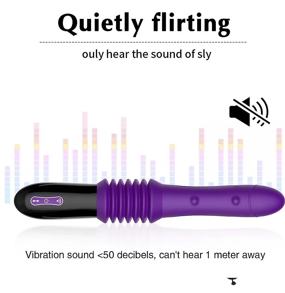 Wireless Remote Control Automatic Telescopic Pumping Sex Machine Dildo Vibrator - Image 3