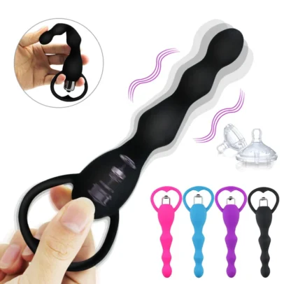 Happy Times beaded anal plug vibrator