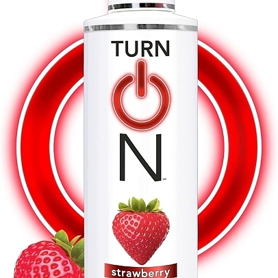 Turn On Strawberry Flavored Lube 8 Fl Oz