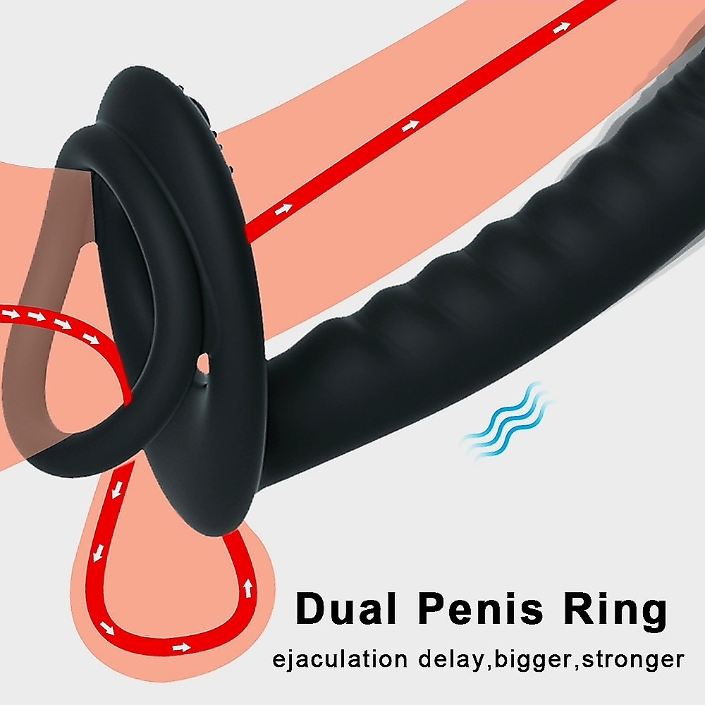 Double Penetration Penis Ring and Anal Plug - Image 7