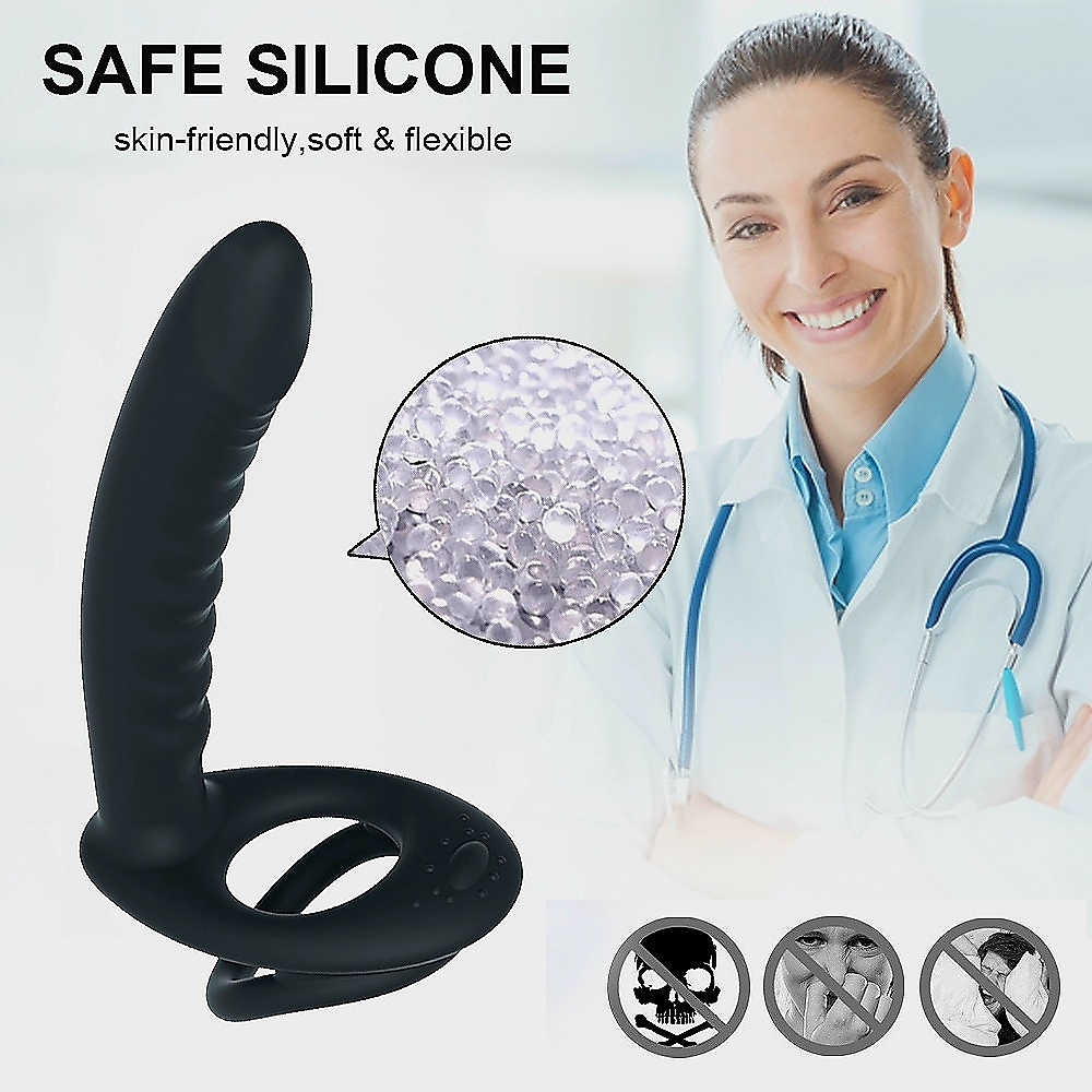 Double Penetration Penis Ring and Anal Plug - Image 11