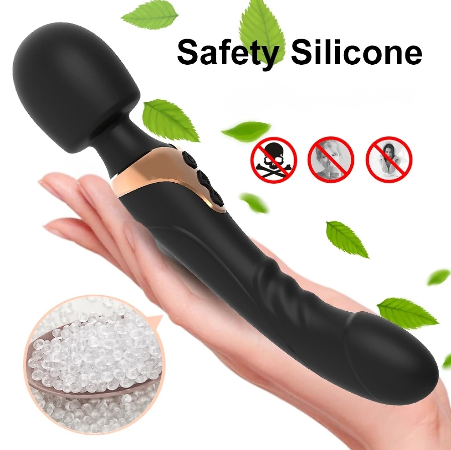 Abby Dual Dildo Wand Massager - Image 6