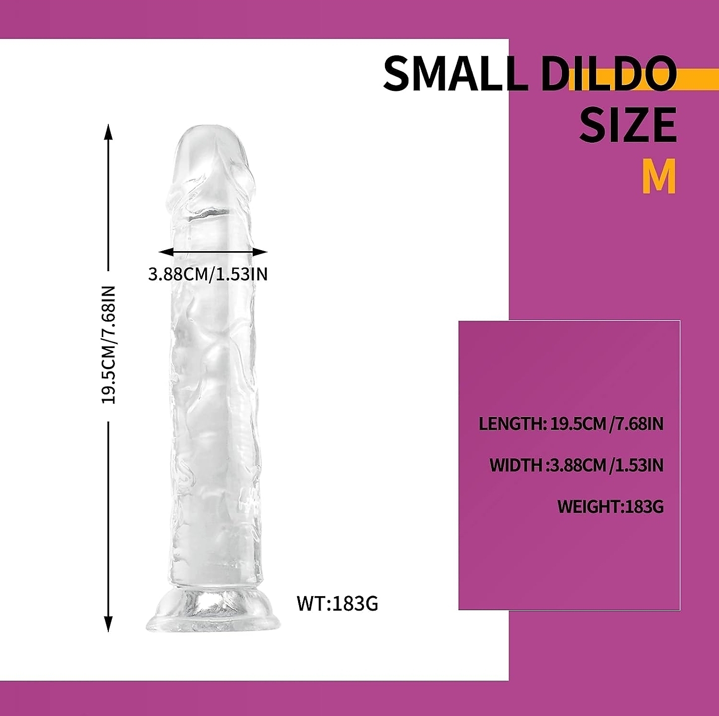 Play Time Dildo - Clear - Image 6