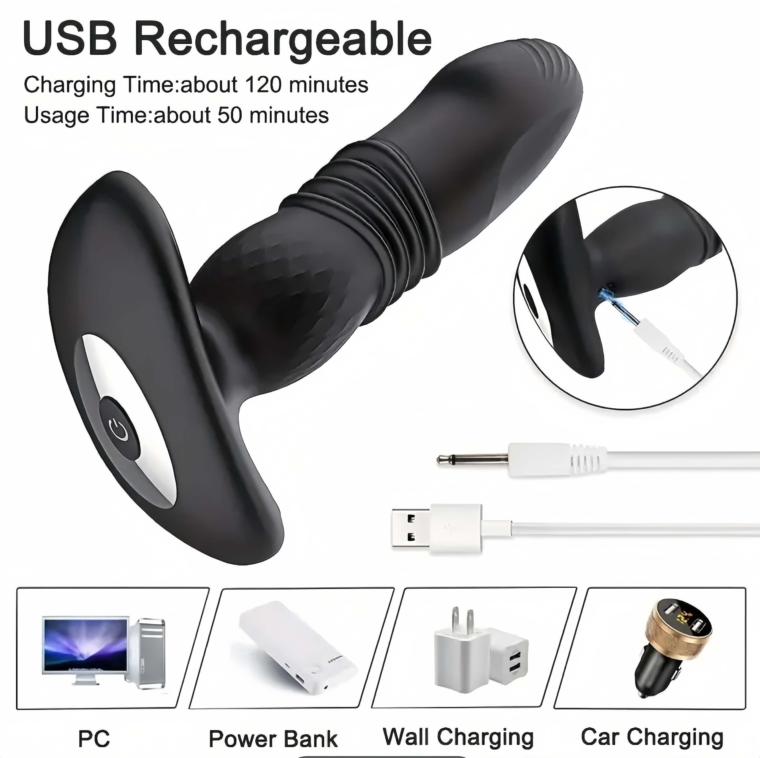 ProstaPulse Wireless Prostate Massager with remote - Image 4