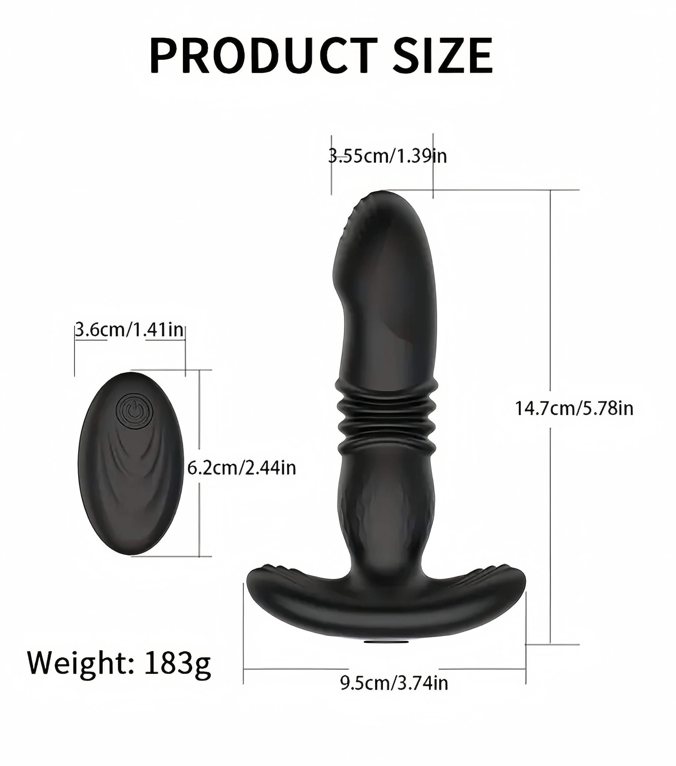 ProstaPulse Wireless Prostate Massager with remote - Image 3