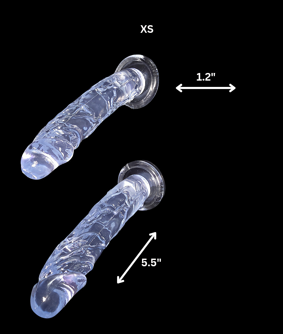 Play Time Dildo - Clear - Image 4