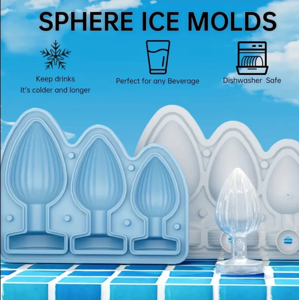 Chilly Thrills Anal Ice Molds - Image 4