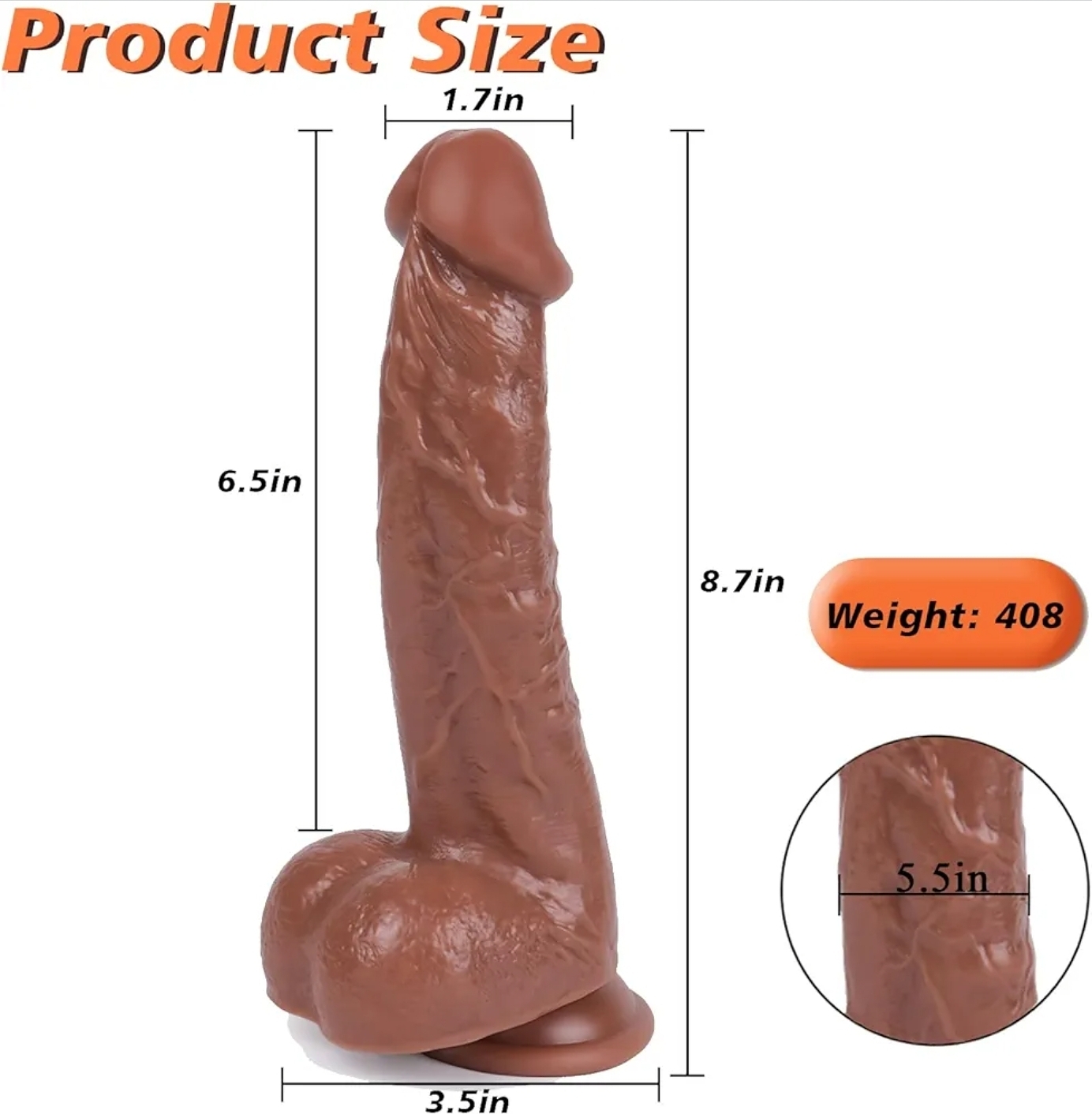 Mr. Hook 8.7 inch dildo - Image 2