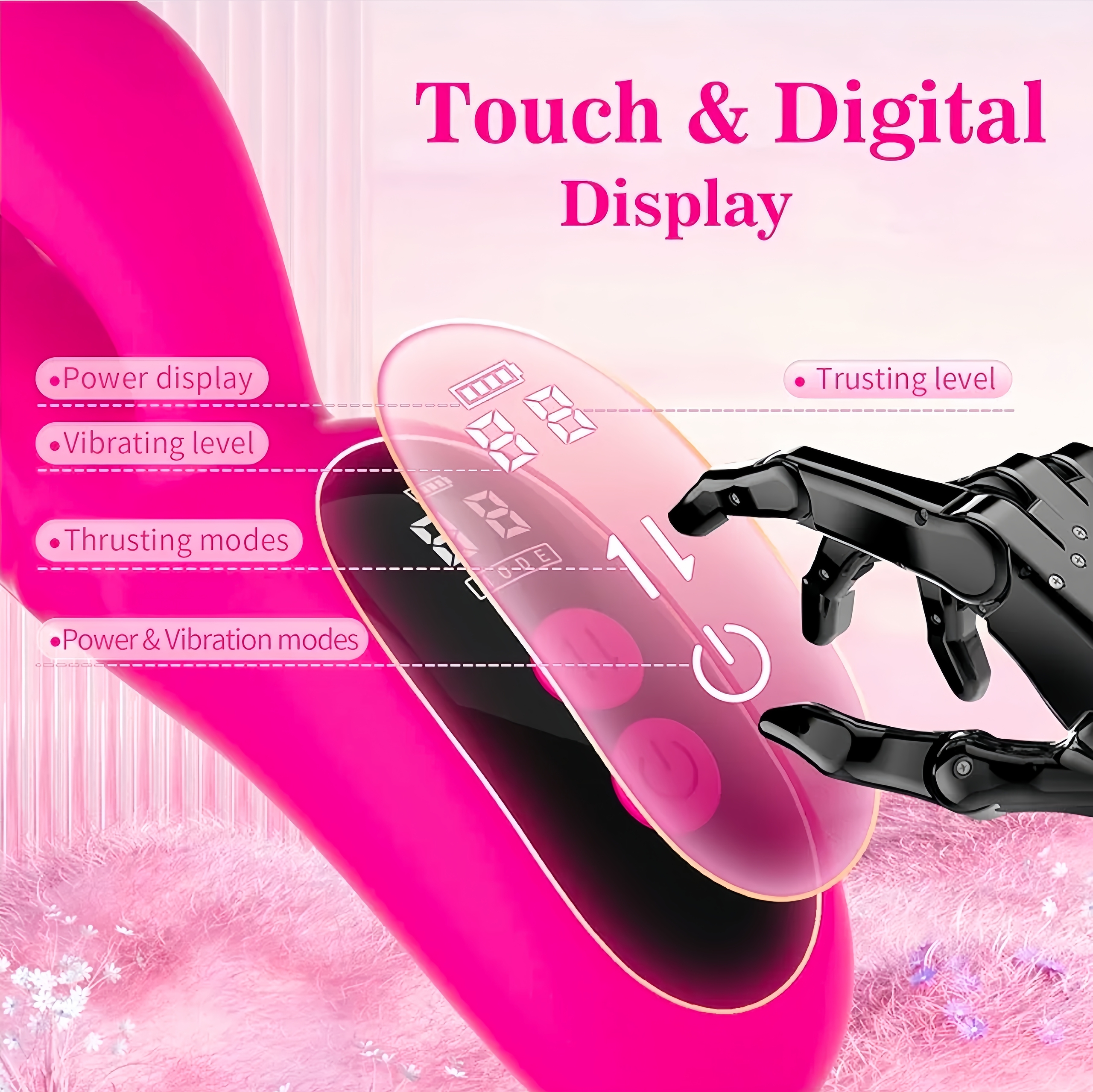 Blush Bunny Thrusting Rabbit Vibrator - Purple - Image 9
