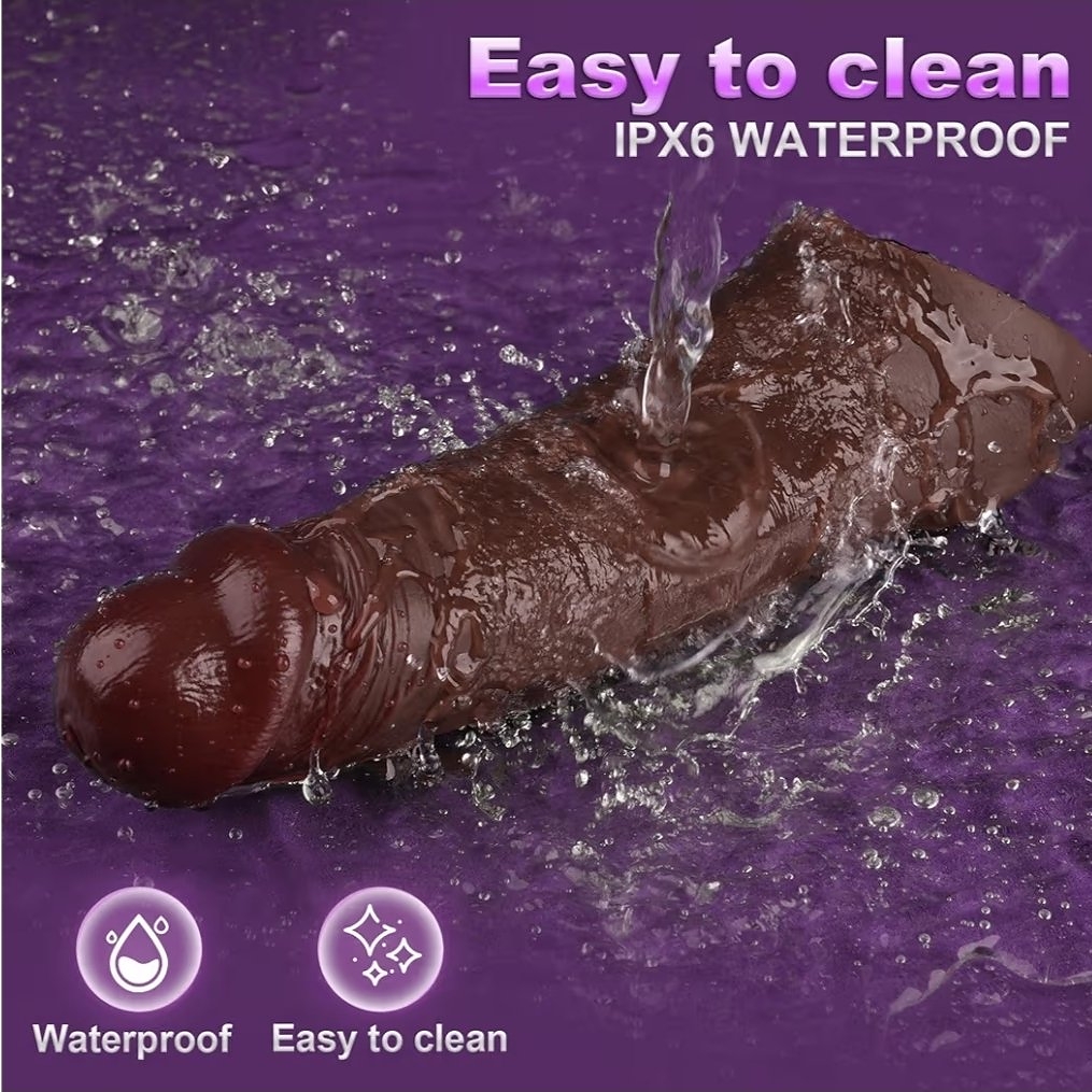 Mocha Tease Remote Controlled Penis Sleeve - Image 9
