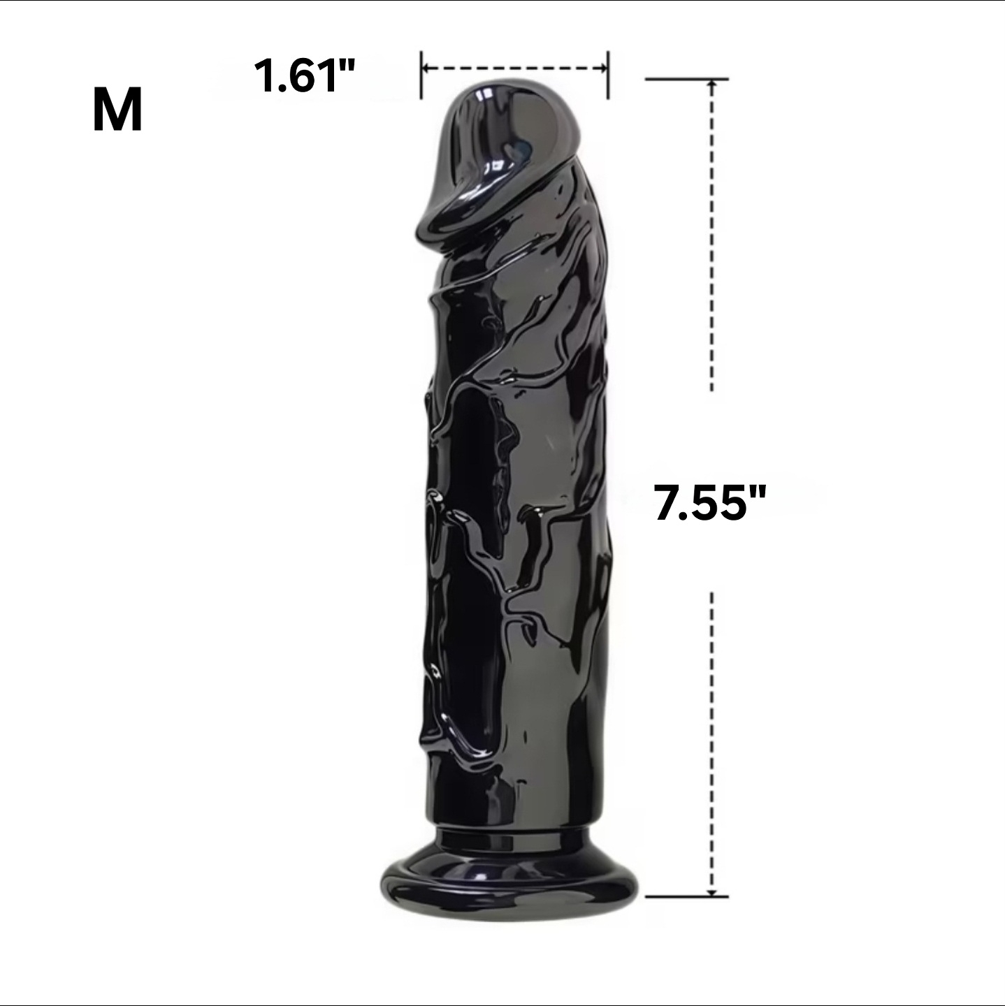 Play Time Dildo - Black - Image 4