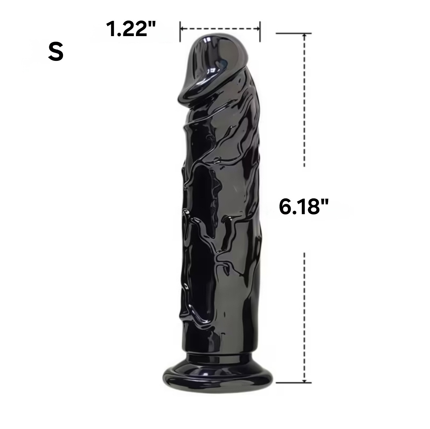 Play Time Dildo - Black - Image 3