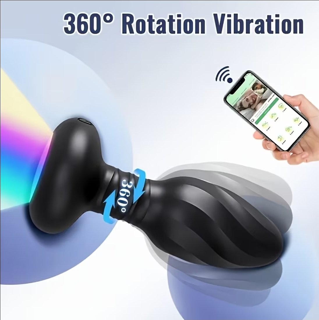 Halo Spin 360° Remote and App Controlled Anal Plug - Image 3