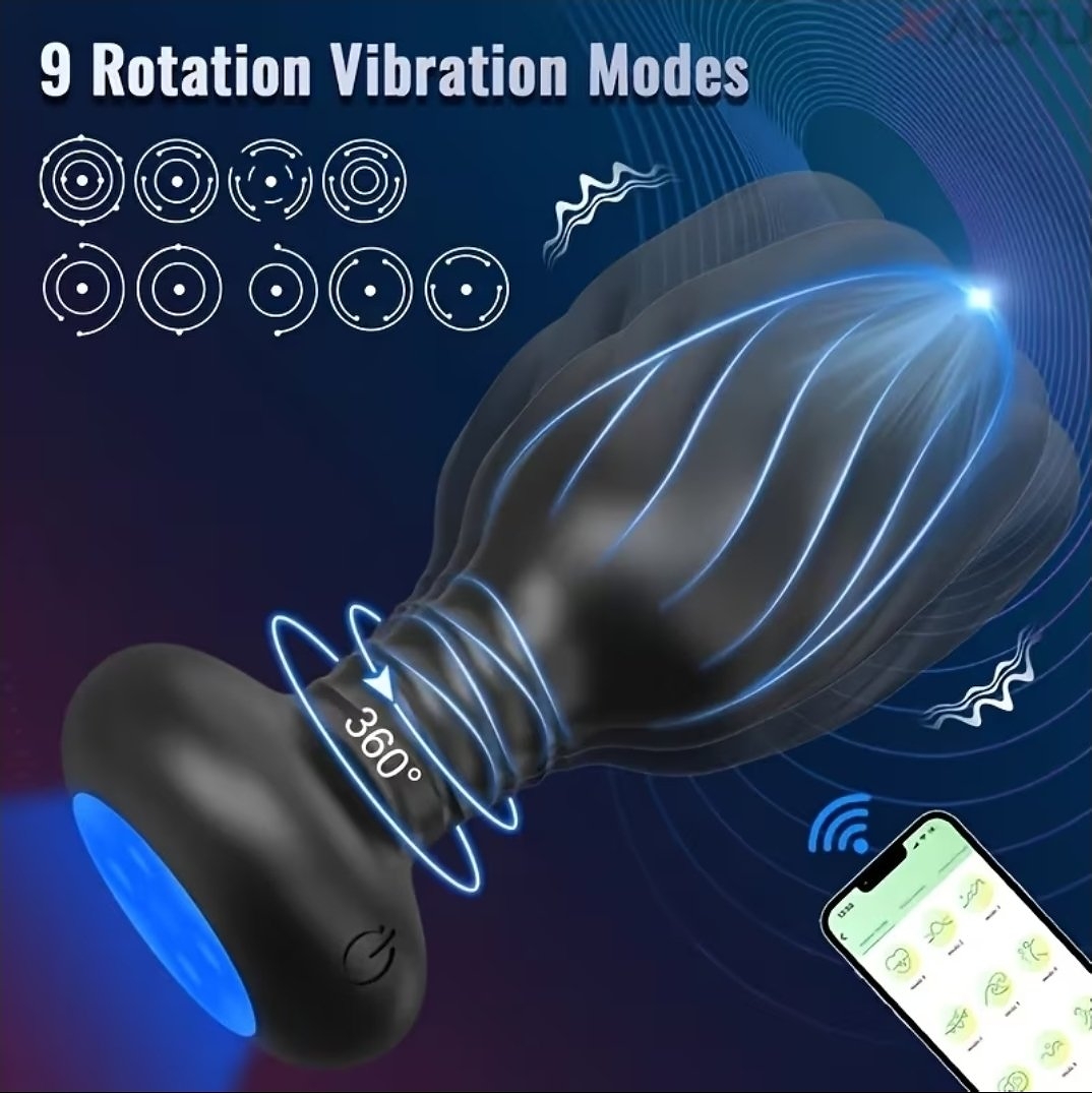 Halo Spin 360° Remote and App Controlled Anal Plug - Image 2