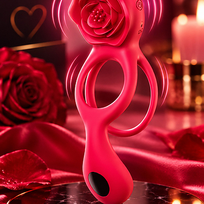 Rose Pulse Penis Ring