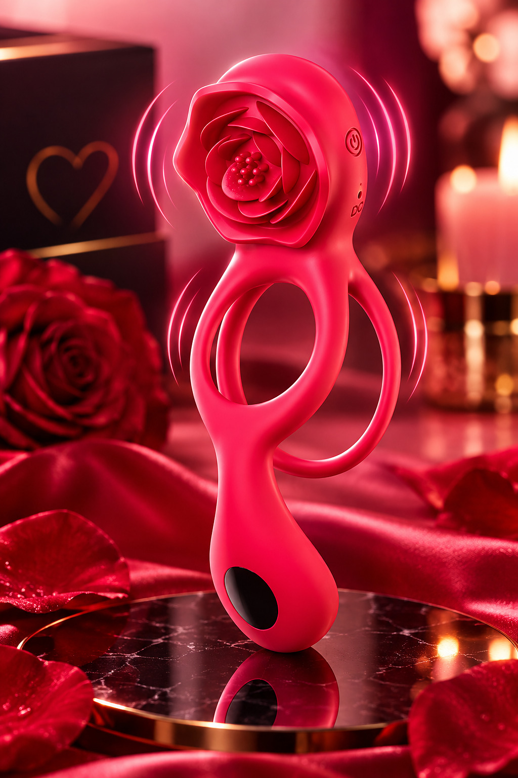 Rose Pulse Penis Ring