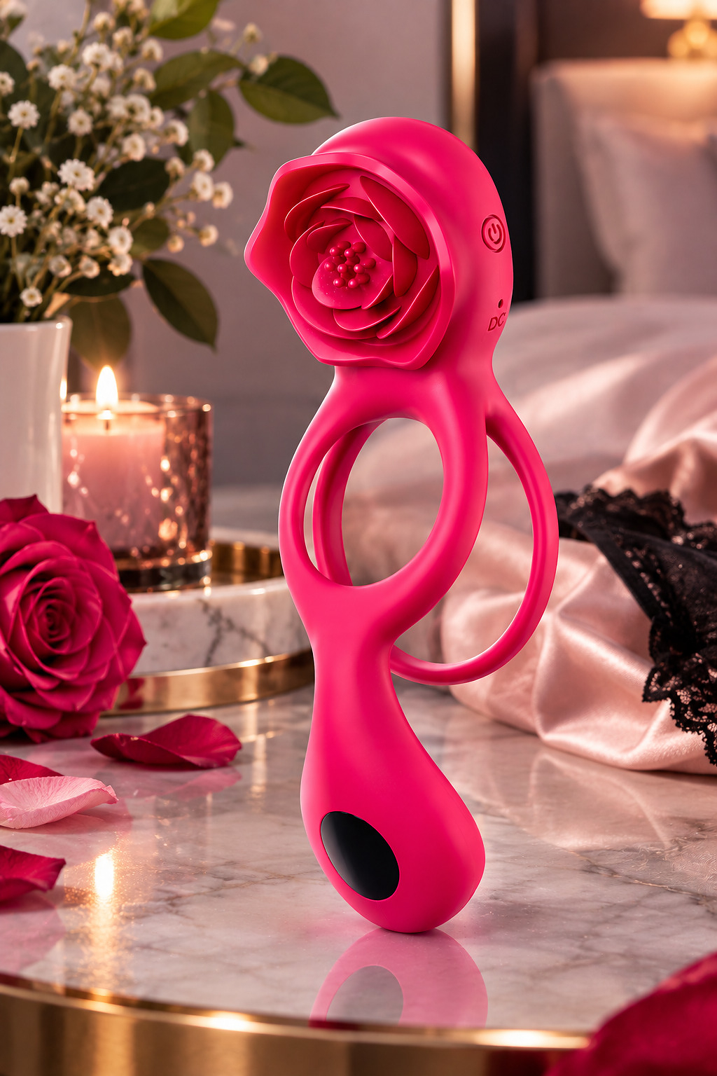 Rose Pulse Penis Ring - Image 2