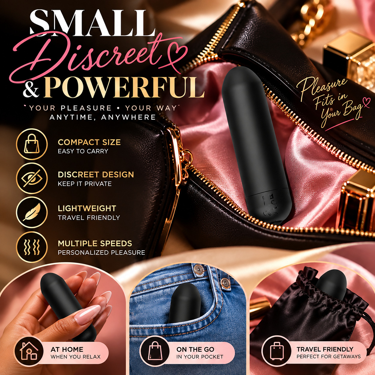 Midnight Secret Bullet Vibrator - Image 4